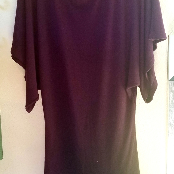 Sweater Dress with Flare Sleeves - Picture 3 of 6